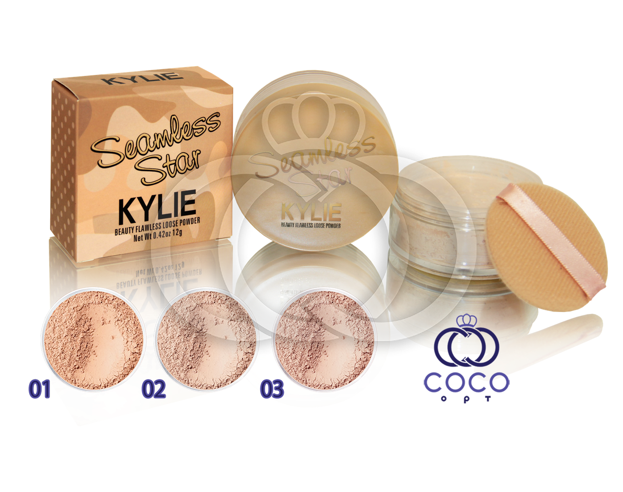 Косметична розсипчаста пудра для обличчя Kylie Seamless Star
