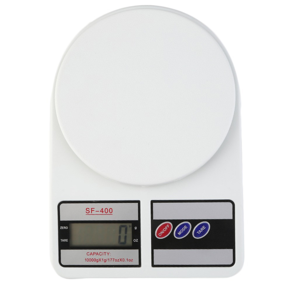 Электронные кухонные весы SF-400 с дисплеем на 10 кг + Батарейки - фото 1 - id-p360267246