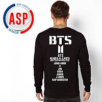 Свитшот кофта футболка толстовка с логотипом группы BTS BangTan Bulletproof Boy Scout