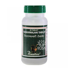 Нішамалки (Nishamalaki Tablet, Punarvasu) поліпшення імунітету та у разі діабету, 60 таблеток