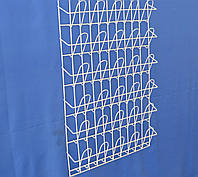 Стелаж для торгівлі журналами,листівками навісний кошиковий 6 рядів по 5 комірок
