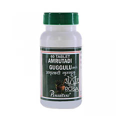 Амритаді Гуггул (Amrutadi Gugulu, Punarvasu); у разі подагри, артриту й артрозу, 60 таблеток