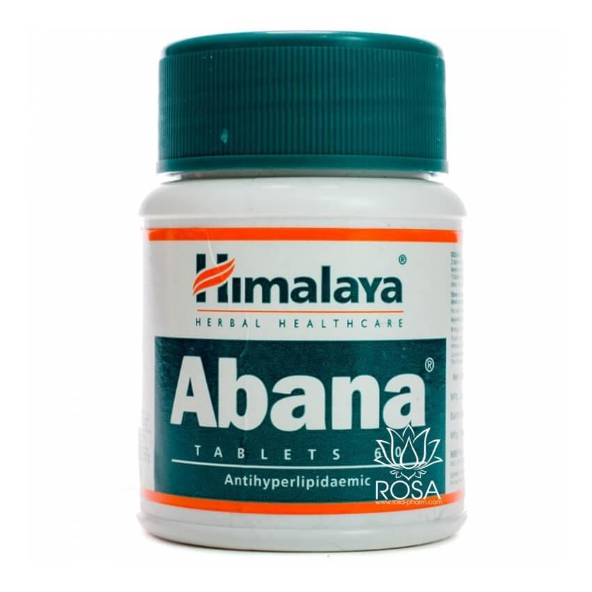 Абана (Abana Tablets, Himalaya) гіперліпідемія, гіпертонія, атеросклероз, 60 таблеток