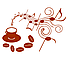 Акрилова декоративна наклейка на кухню Музика кави (самоклейка вініл) матова 800х570 мм, фото 3