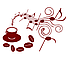Акрилова декоративна наклейка на кухню Музика кави (самоклейка вініл) матова 800х570 мм, фото 4
