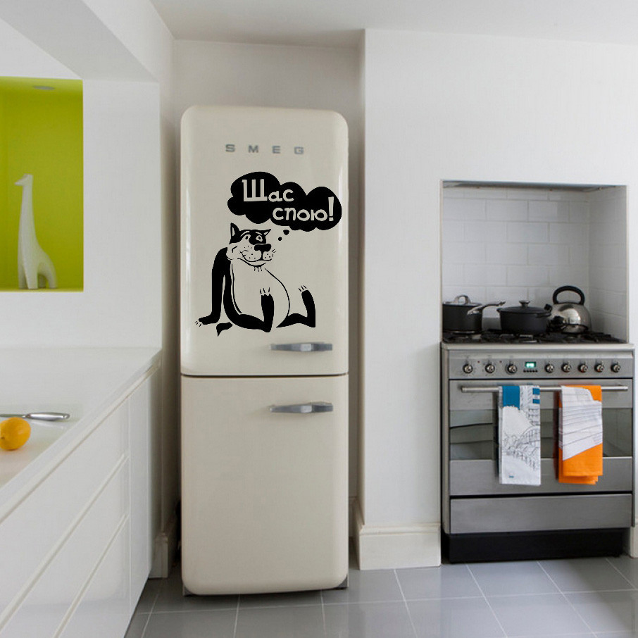 Интерьерная виниловая наклейка на холодильник Волк из мультика (ПВХ наклейки  стикеры декор наклейки на кухню) (ID772852504), цена: 235 ₴, купить на  Prom.ua