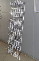 Стелаж, полиця для торгівлі в магазинах навісний кошиковий 7 рядів по 3 комірки