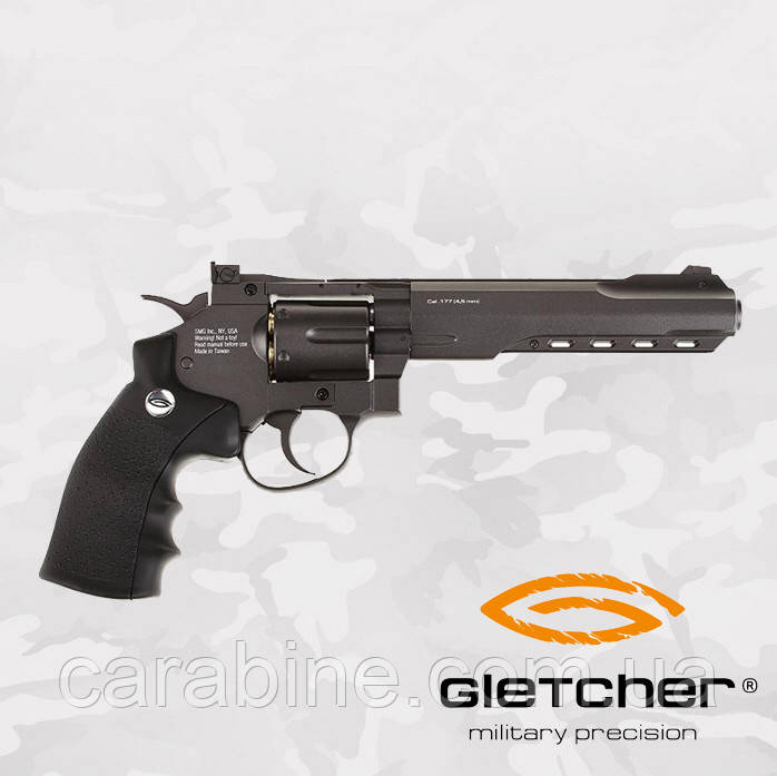 Пневматичний револьвер Gletcher SW B6 Smith&Wesson