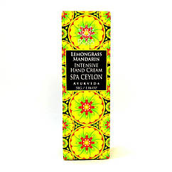 Інтенсивний крем для рук і нігтів Лемонграс і мандарин (Lemongrass Mandarin Intensive, Spa Ceylon), 30 грамів