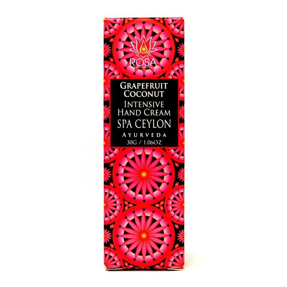 Інтенсивний крем для рук Грейпфрут і кокос (Grapefruit Coconut Intensive Hand Cream, Spa Ceylon), 30 грамів