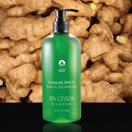 Гель для душу та ванни Пряний імбир (Ginger Spice Bath & Shower Gel, Spa Ceylon), 300 мл