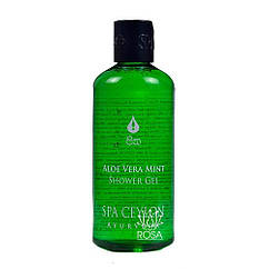 Гель для душу та ванни Алое вера та М'ята (Aloe Vera Mint Bath and Shower Gel, Spa Ceylon), 300 мл