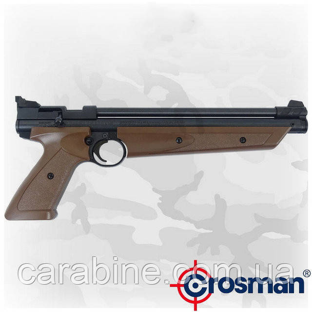 Пневматичний пістолет Crosman American Classic P1377BR коричневий мультикомпресійний