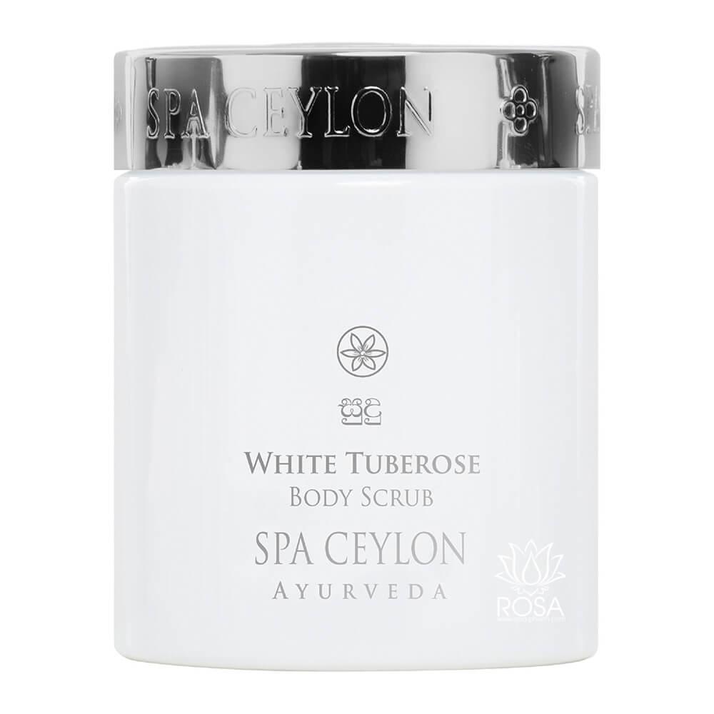 Скраб для тіла Біла тубероза (White Tuberose Body Scrub, Spa Ceylon), 200 грамів, фото 1