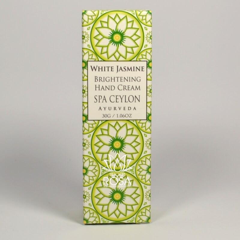 Освітлювальний Крем Для Рук Білий Жасмин (White Jasmine Brightening Hand Cream, Spa Ceylon), 30 грамів, фото 1
