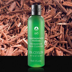 Шампунь для волосся Сандал і Ветивер (Sandalwood Vetiver Hair Cleanser, Spa Ceylon)