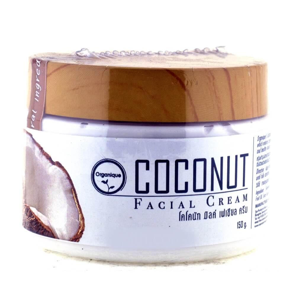 Крем для обличчя з кокосовою олією (Coconut Facial Cream, Organique), фото 1