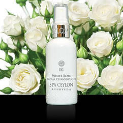 Очисний гель для обличчя Біла Троянда (White Rose Facial Cleansing Gel, Spa Ceylon)