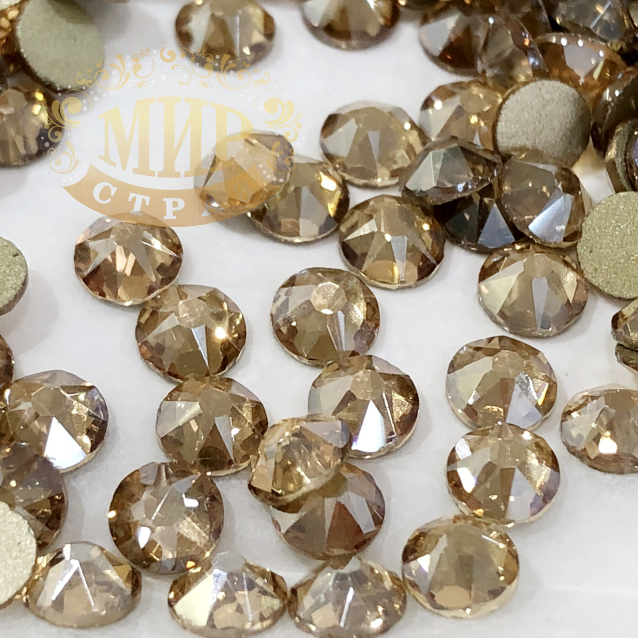Стразы Xirius Crystals, цвет Golden Shadow, ss20 (4,6-4,8 мм), 100 шт - фото 2 - id-p772891406