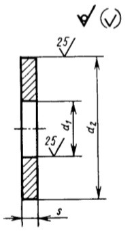 Шайба Ф10 ГОСТ 6958-78 із сталі А2, ціна 198 грн — Prom.ua (ID#773346851)