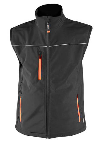 Робоча безрукавка Neo softshell, розмір S, водостійкий і "дихаючий" матеріал, регульована утяжка в поясі,, фото 1