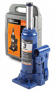 Домкрат гідравлічний 3 тонни, 180-340мм, пластиковий кейс