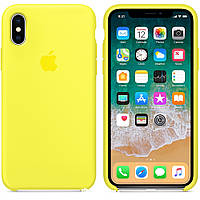 Чохол для iPhone Х/XS Silicone Case бампер (Flash)