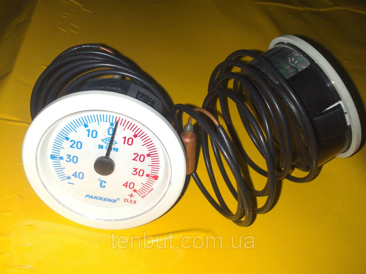 Термометр із капіляром 40℃±40℃ град. /Ø -52 мм./2-метр PAKKENS, фото 1