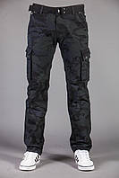 Чоловічі штани-Карго з накладними кишенями камуфльовані "Iteno "(розмір 30-38.)
