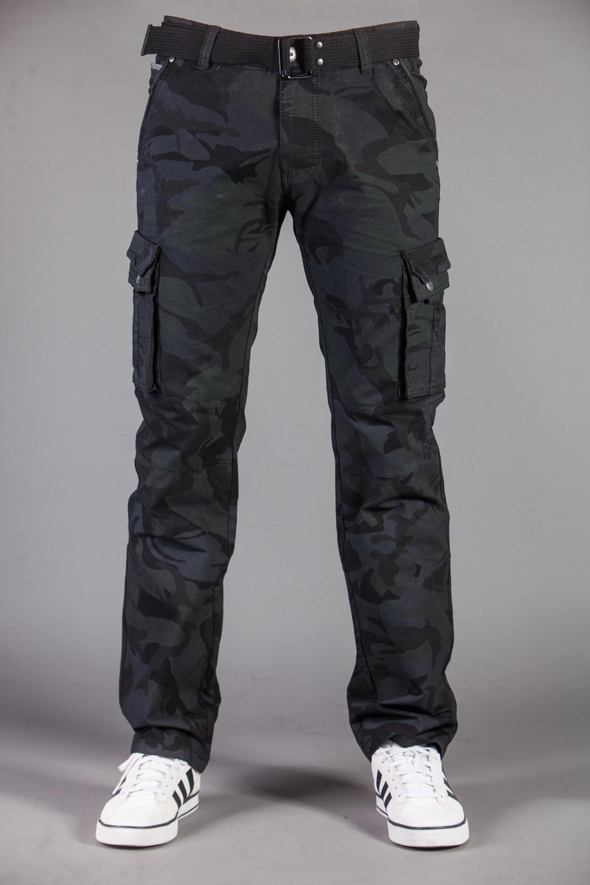 Мужские брюки Карго с накладными карманами камуфлированные "Iteno ...