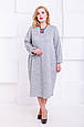 Сукня з ангори розмір плюс Манго світло-сірий (50-68), фото 2