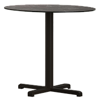 База стола Plus 48x48x73 см матовая черная Papatya