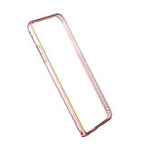 Бампер для Iphone 6, 6S металевий ультратонкий захисний pink, фото 2