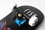 Дерев'яний СкейтБорд від Fish Skateboard Wolf, фото 3