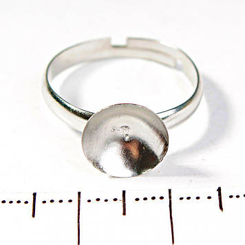 Ціна за уп./10шт. 10 мм Основа під кільця чашка кругла