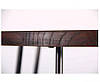 Стіл барний високий Nirvana каркас чорний стільниця Гевея D600 (AMF-ТМ), фото 2