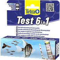 Tetra Test 6in1 - 25 шт тест для проверки воды в аквариуме