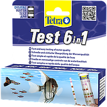 Tetra Test 6in1 - 25 шт тест для перевірки води в акваріумі