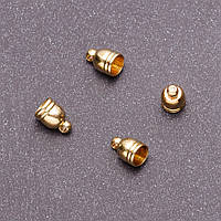 Фурнітура наконечник L-10мм d1-6мм d2-5мм d3-1,5 мм колір золото фас.18 (+ -) шт