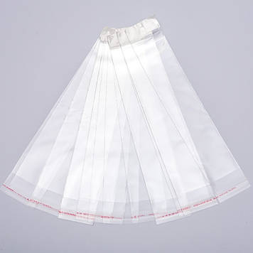 Пакет пакувальний самоклейка 7х31,5 см 100 шт.