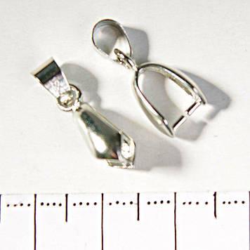 Підкулоннік зі штифтом з підставою для шнура гладкий великий 20мм фас.20шт