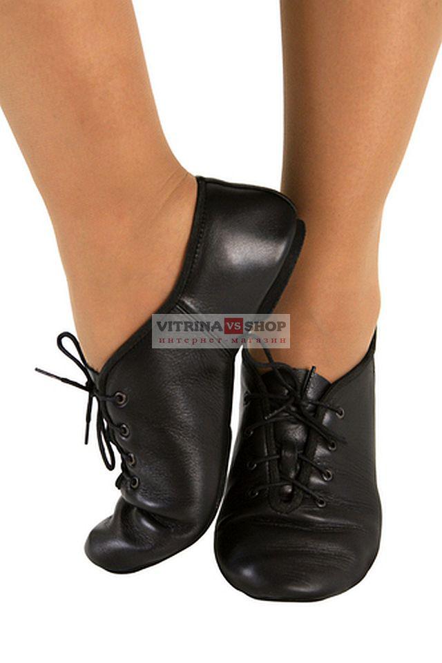 Обувь для современных танцев, джазовки низкие из натуральной кожи белые 33р. - фото 3 - id-p582777385