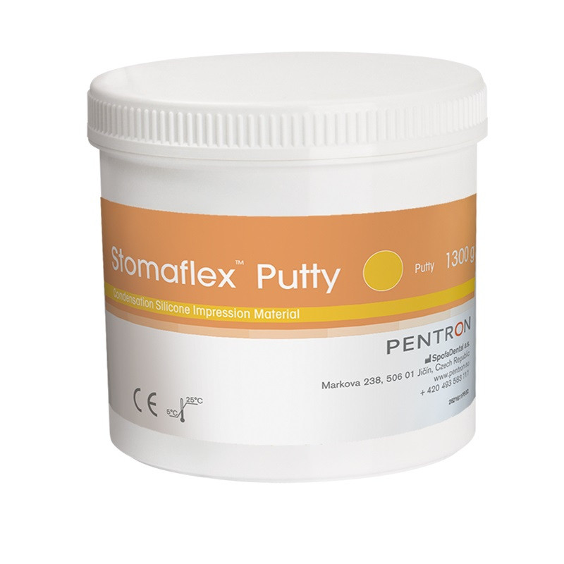 Stomaflex Putty (Стомафлекс путті), банка 1300г, відбитковий матеріал, Pentron