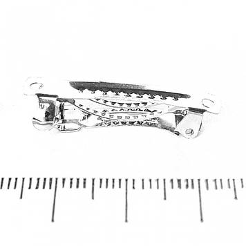 Ціна за уп./10шт. 30мм Основа під Заколку металева