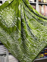 Турецький бавовняний плед, розмір 200 х 240 см, Sarar, зелений