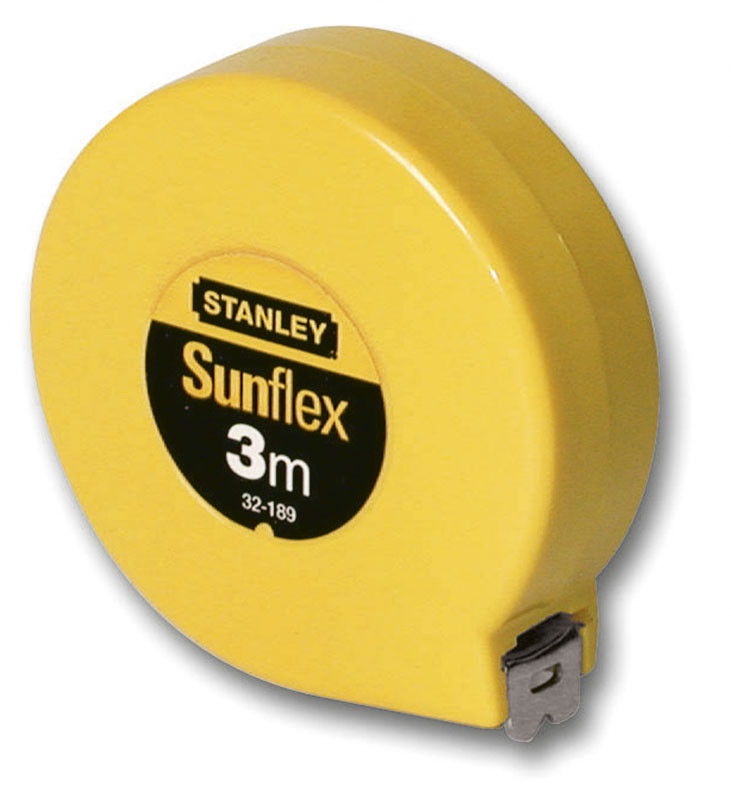 Рулетка 3м 12,7мм Stanley 0-32-189 Sunflex строительная будівельна, фото 1
