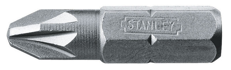 Бита насадка PZ2 25мм 3шт Stanley 0-68-949 |Біта насадка PZ2 25мм 3шт Stanley 0-68-949