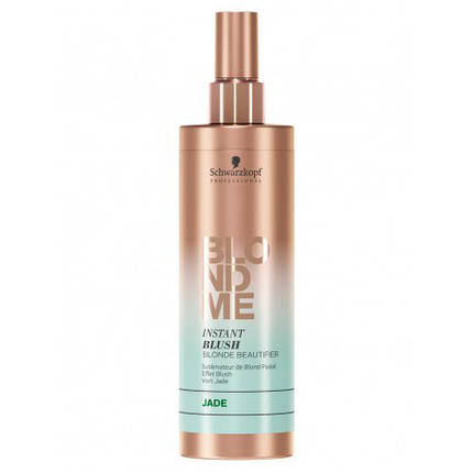 Відтіночний спрей для волосся Schwarzkopf BlondMe Instant Blush Jade Нефрит 250 мл, фото 1