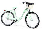 🚴♀️ Велосипед жіночий міський Lavida CityLine 28 Nexus 3 Mint з кошиком Польща, фото 4