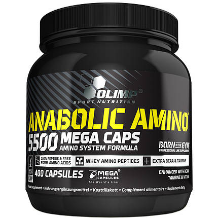 Амінокислотний комплекс Olimp Labs Anabolic Amino 5500 400 caps, фото 1
